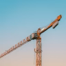 Baumaschine auf der Baustelle